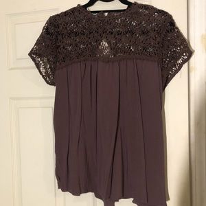 Maurice’s Mauve Lace Top